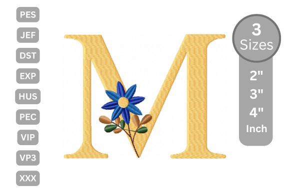 Botanical Flower Letter M: A Designer Review