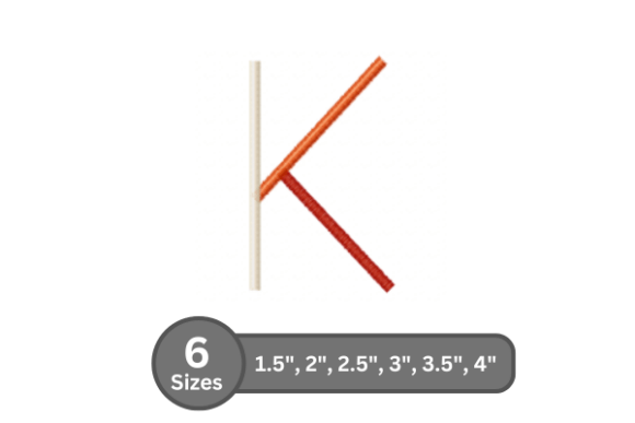 Color Bar Alphabet -K: A Holiday Embroidery Review