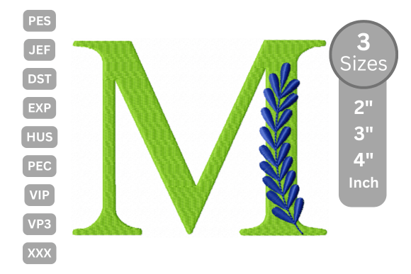 Elegant Floral Alphabet Letter-M: A Business Review