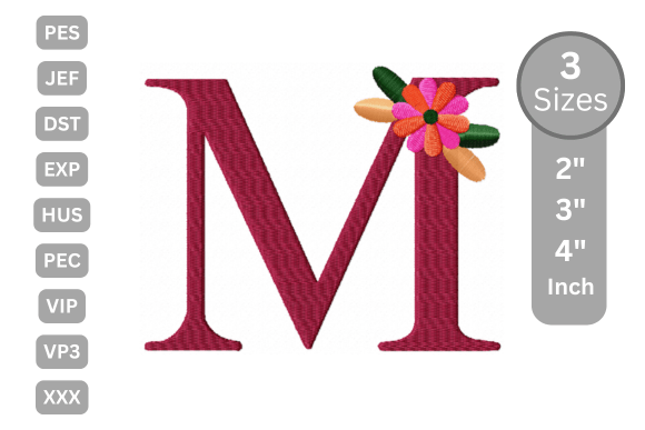 Floral Alphabet Letter M: A Business Design Review