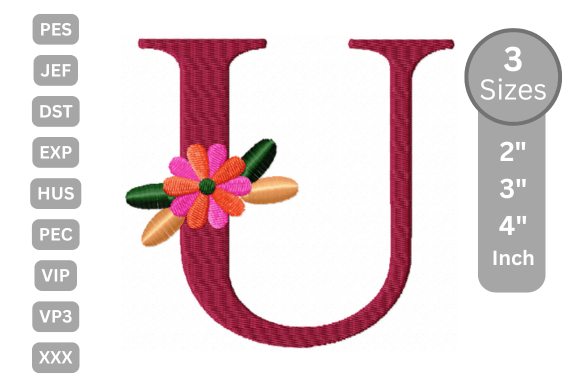 Floral Alphabet Letter U: A Seasonal Design Review