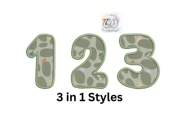 Review: Dino Applique Number Set 0-9